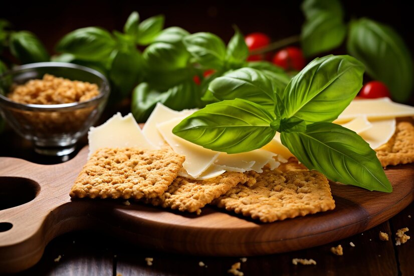 Parmesan crackers  